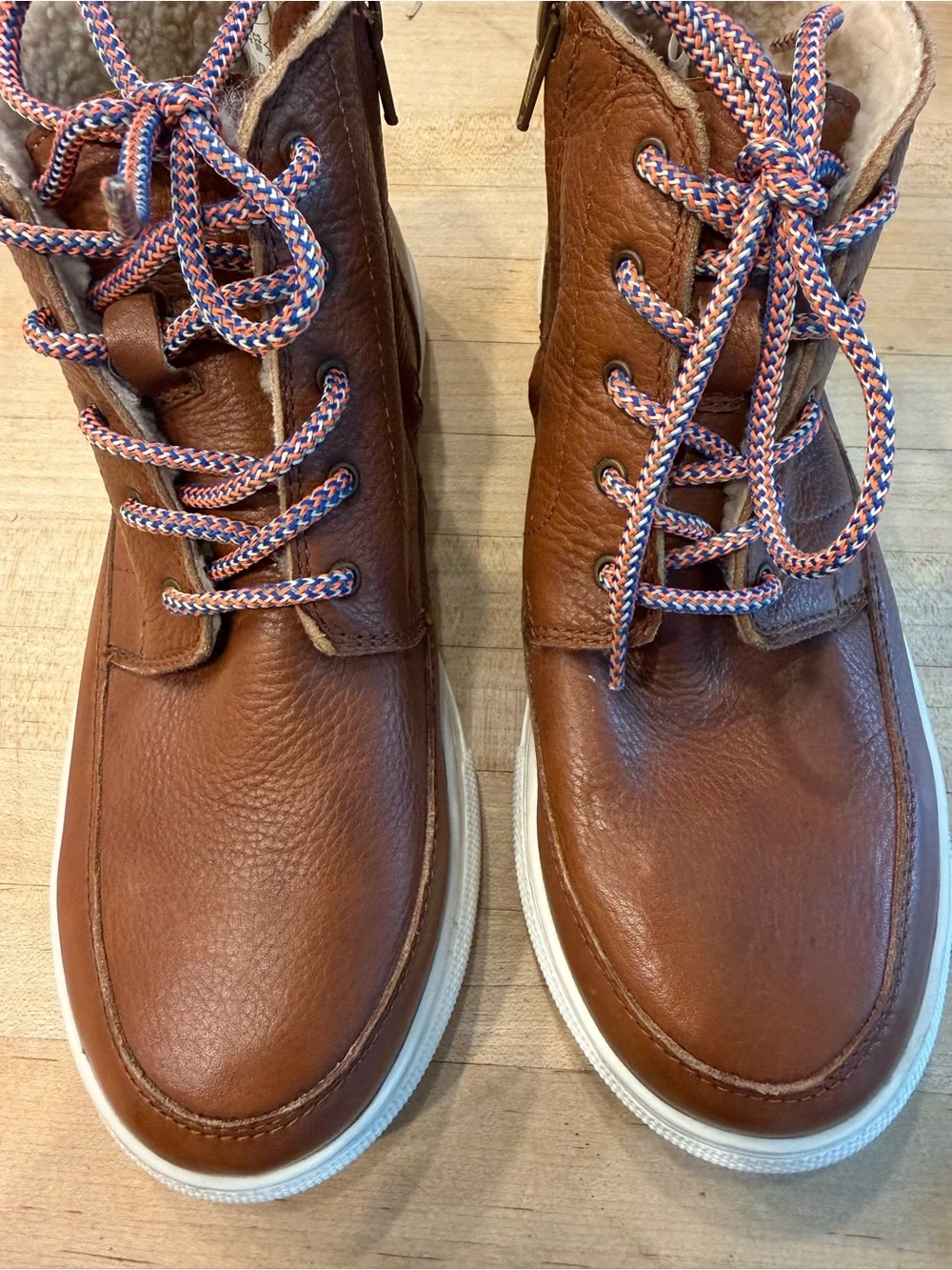 Mini Boden Zip/Lace up Boots 38